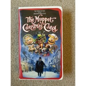 The Muppet Christmas Carol VHS PAL Rare 1993  Clamshell Jim Henson Disney USA